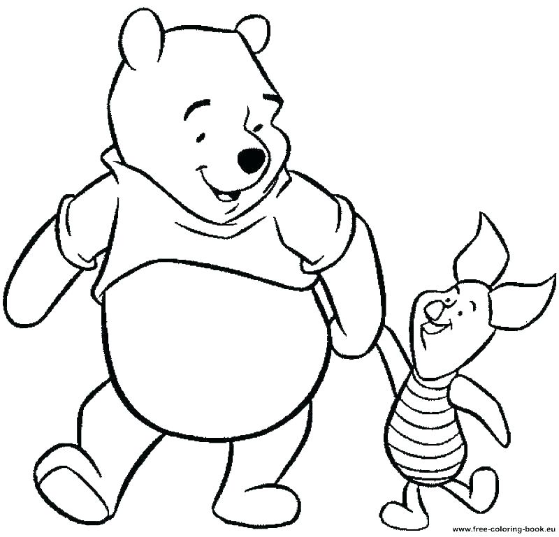 800x769 Pooh Coloring Book The Pooh Coloring Pages Going To See The Movie