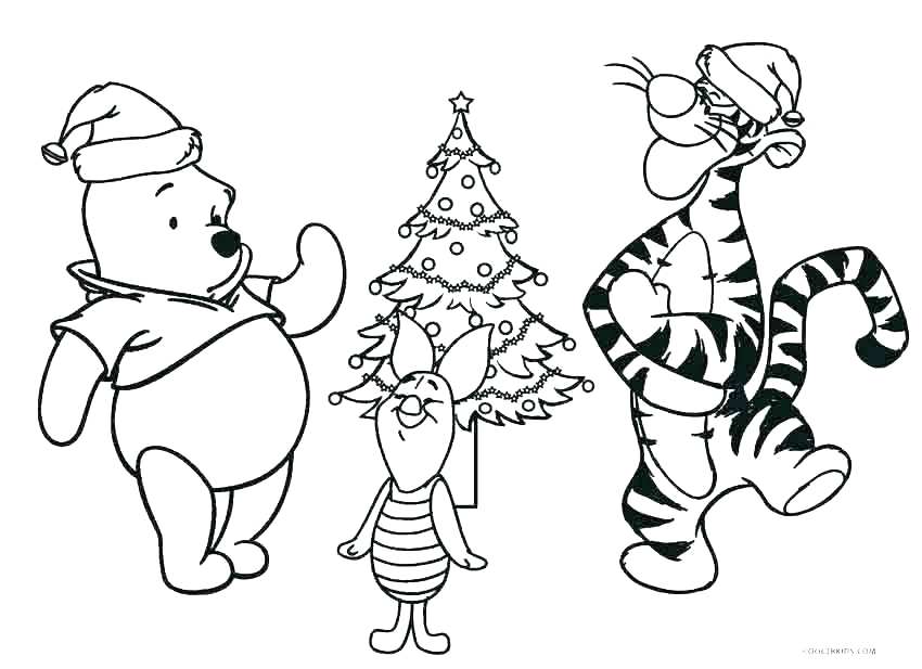 850x617 Winnie The Pooh Coloring Pages With Quotes Page Baby And Piglet