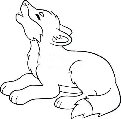 419x413 Cute Wolf Coloring Pages Coloring Pages Little Cute Baby Wolf