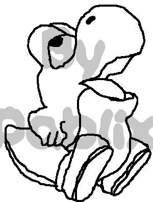 300x396 Baby Yoshi Coloring Pages To Print Color Bros