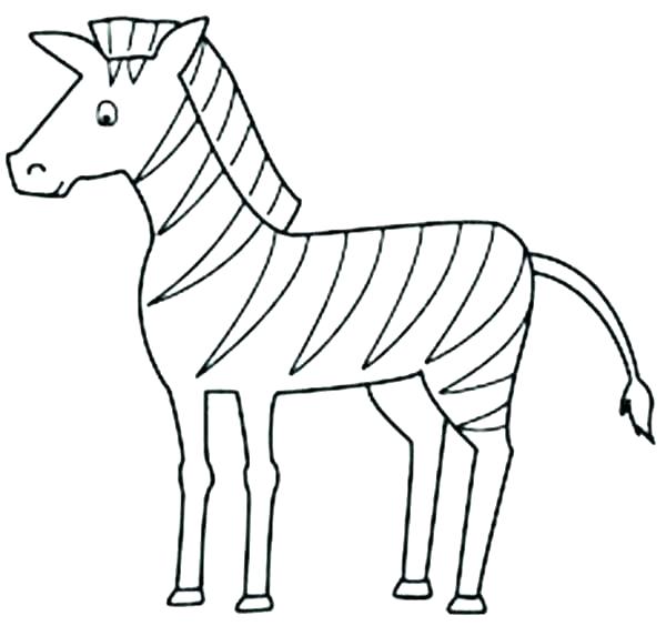 600x564 Zebra Coloring Pages Zebra Coloring Page Zebra Heart Coloring