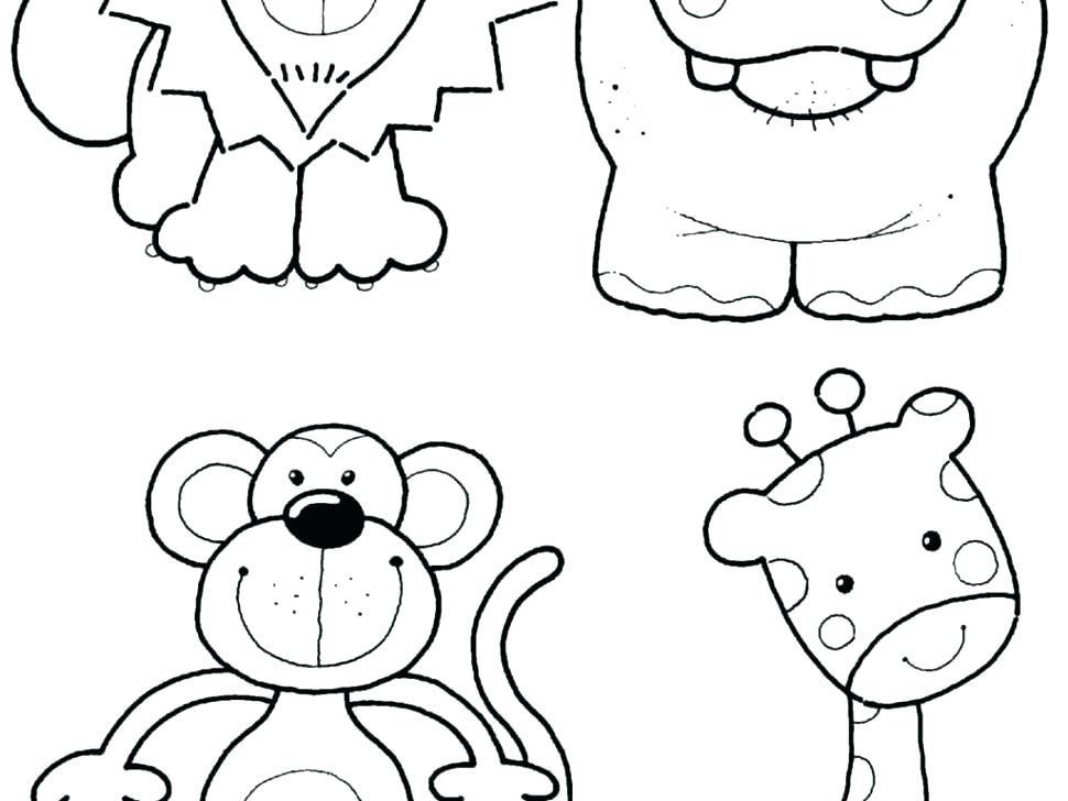 970x728 Zoo Coloring Pages Good Zoo Animals Coloring Pages For Baby