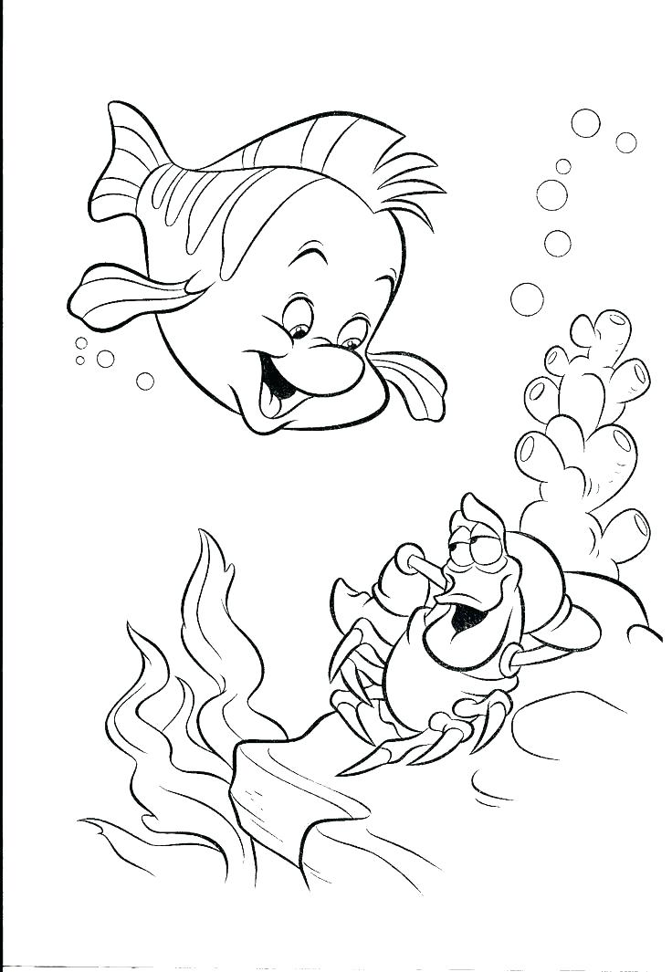 736x1065 Sebastian Coloring Pages