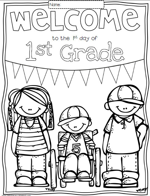490x640 First Day Of First Grade Coloring Page Elegant Back To School