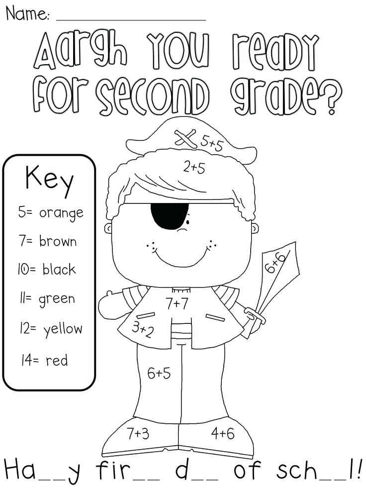 736x981 Back To School Coloring Pages For First Grade