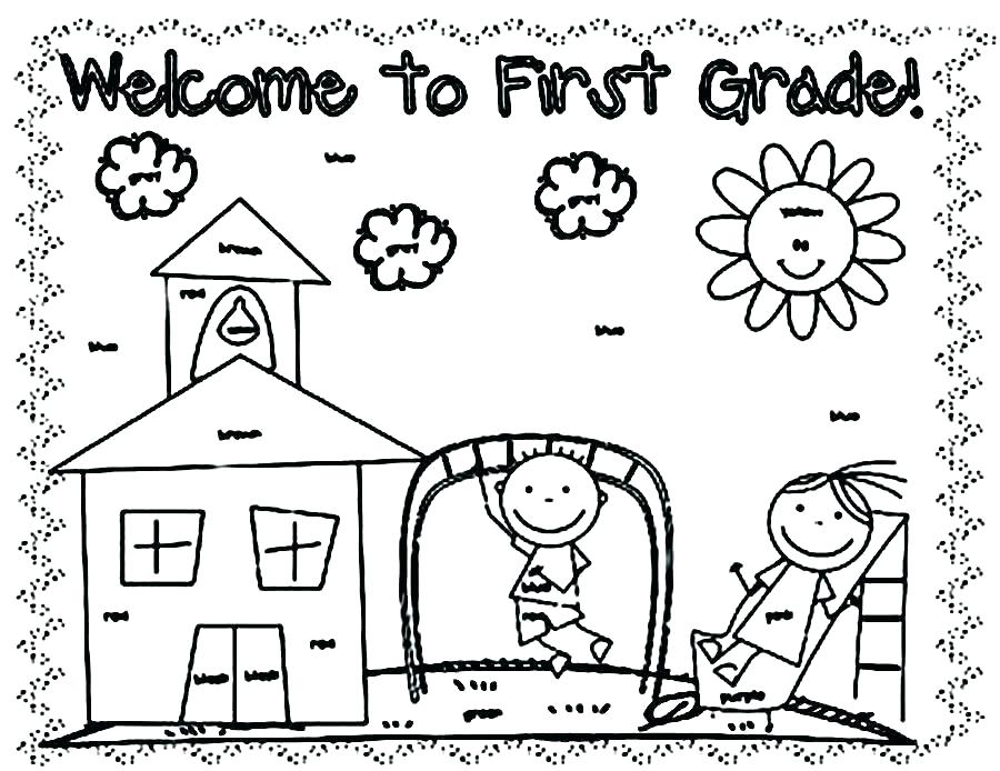 Back To School Coloring Pages For Kindergarten