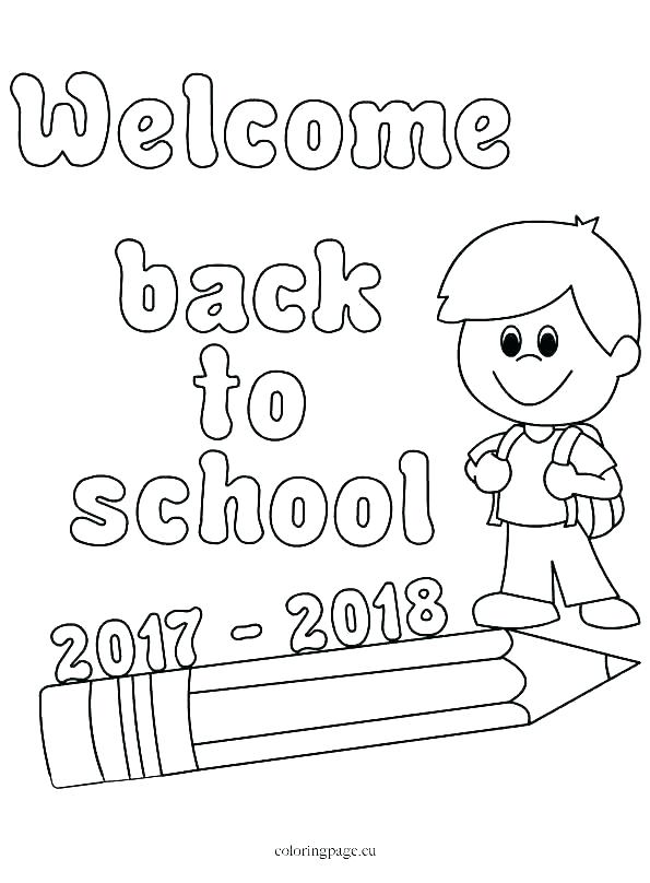 595x808 Kindergarten School Coloring Pages Professional