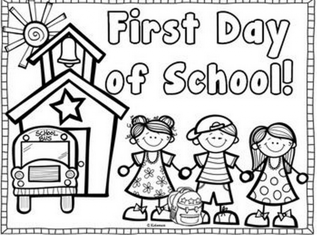 1080x800 Preschool Free Back To School Coloring Pages Printable Welcome
