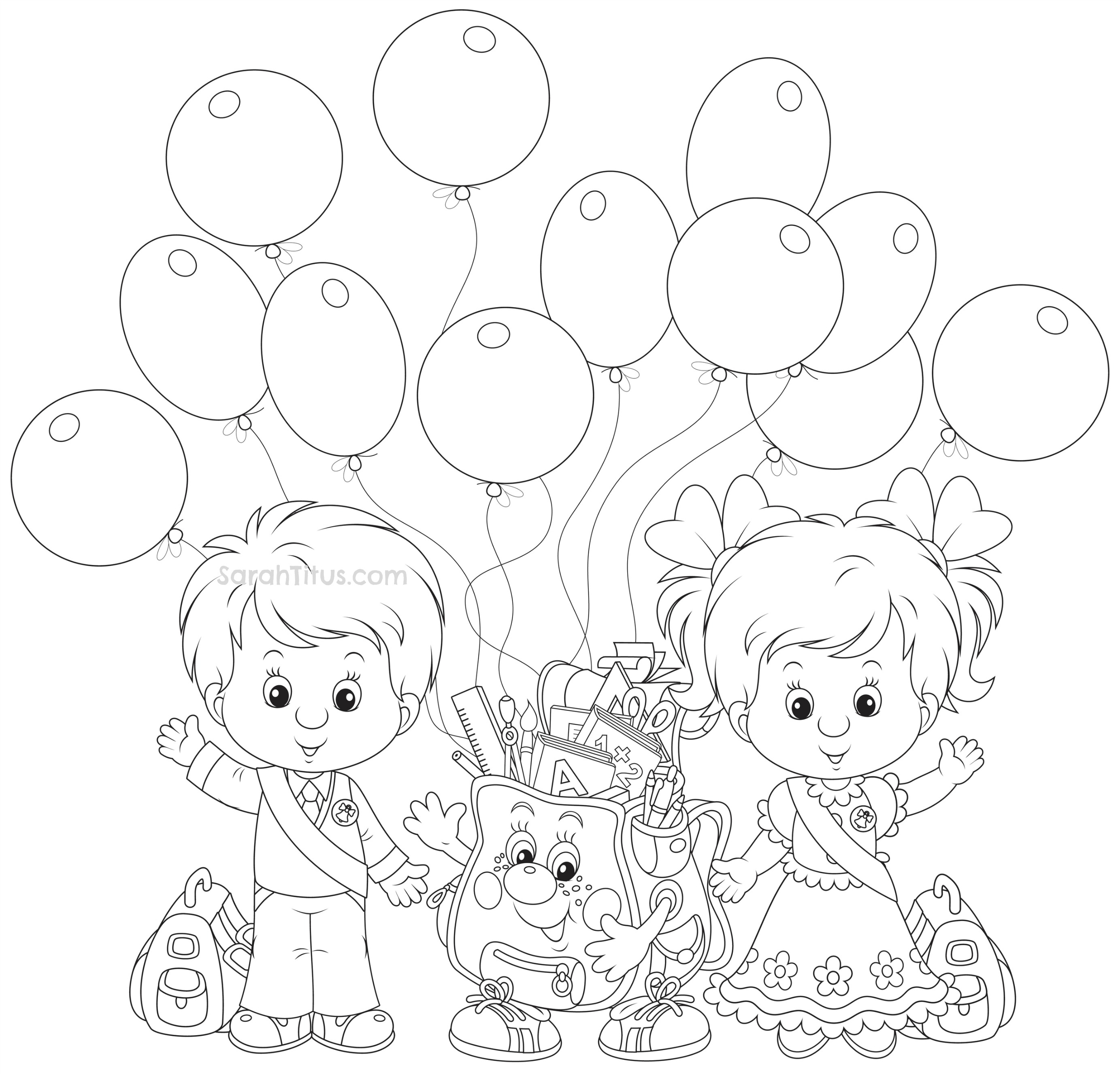 2766x2654 Wel E To Kindergarten Coloring Page Go Digital With Us New