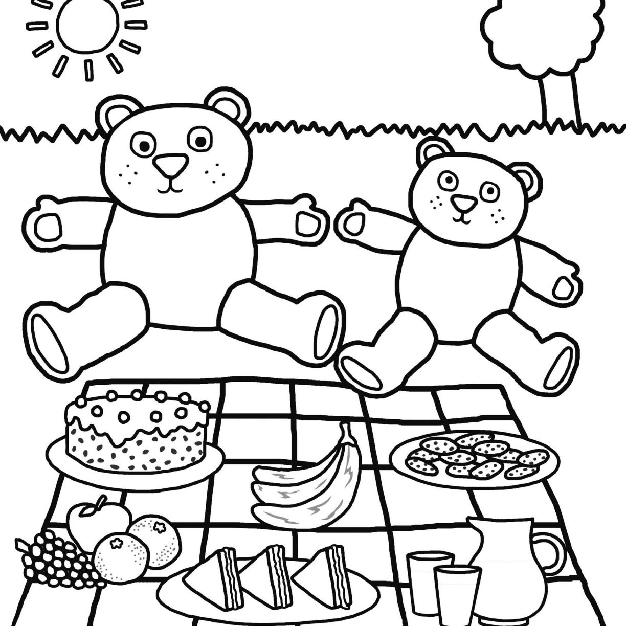 1224x1224 Print Free Back To School Coloring Page Pages Preschool Printable