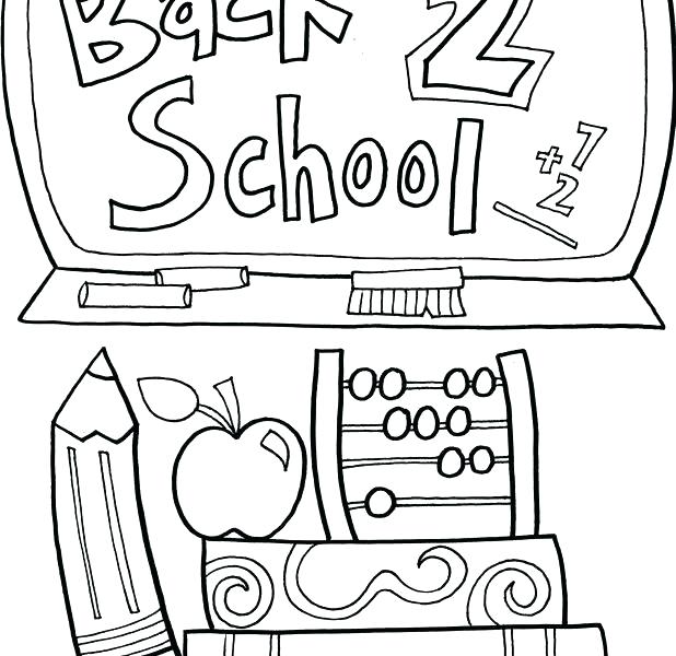 618x600 High School Coloring Pages School Coloring Pages Printable