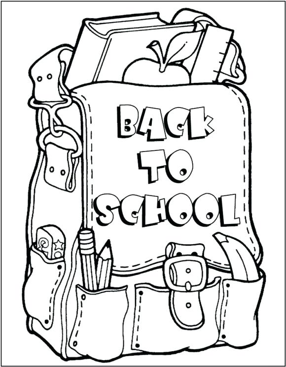 580x744 Welcome To School Coloring Page Coloring Page Back To School