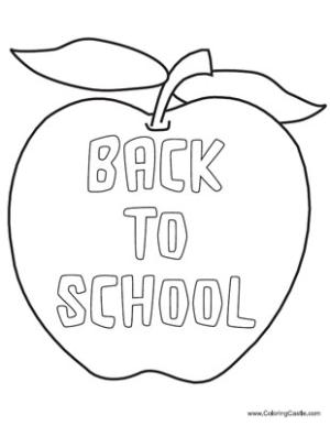 300x387 Back To School Coloring Pages