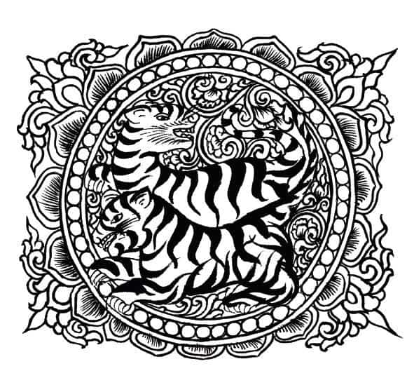591x559 Collection Of Free Coloring Pages For Adults Published