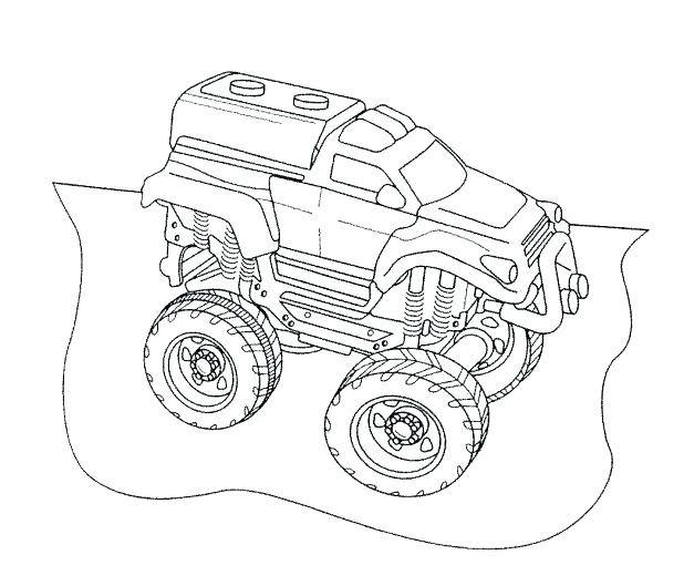 618x529 Digger Coloring Pages Grave Digger Coloring Page A Simple Monster