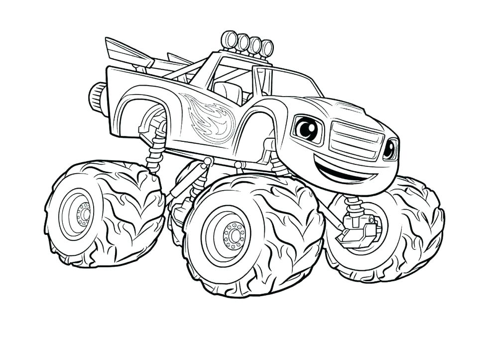 970x685 Digger Coloring Pages Grave Digger Coloring Page Monster Trucks