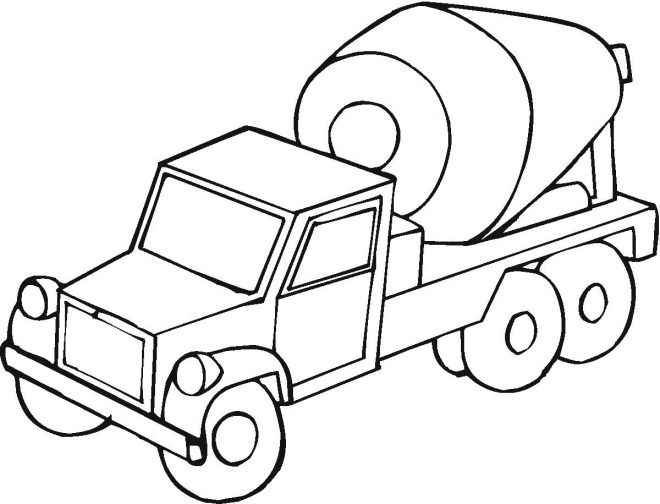 660x504 Backhoe Coloring Page Printable
