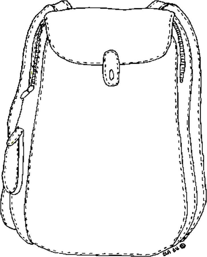 725x900 Backpack Coloring Page Craft Ideas Backpacks And Craft