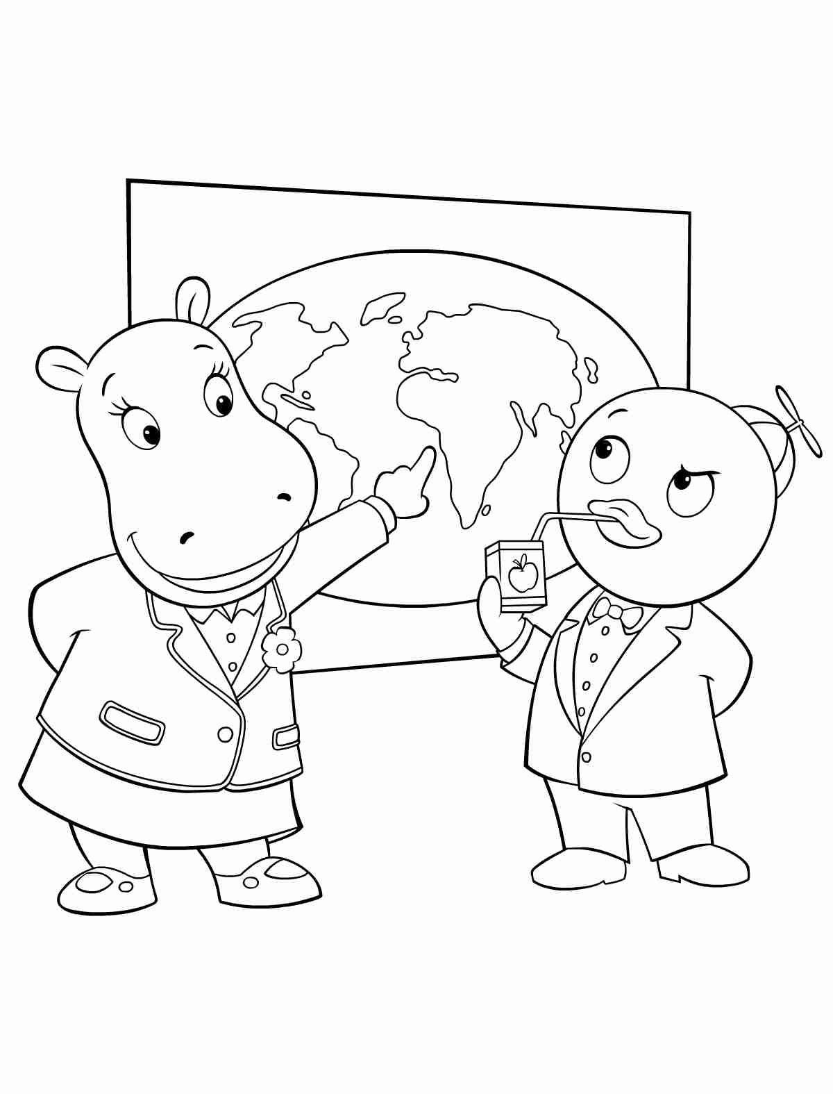 1200x1575 Free Printable Backyardigans Coloring Pages For Kids Cool