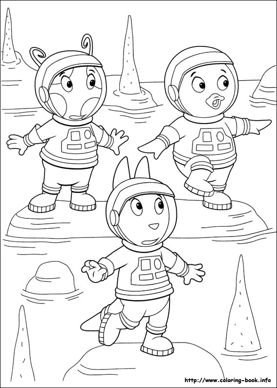 567x794 Backyardigans Coloring Pages On Coloring
