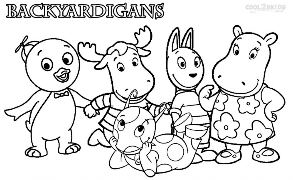 1024x630 Printable Backyardigans Coloring Pages Kids