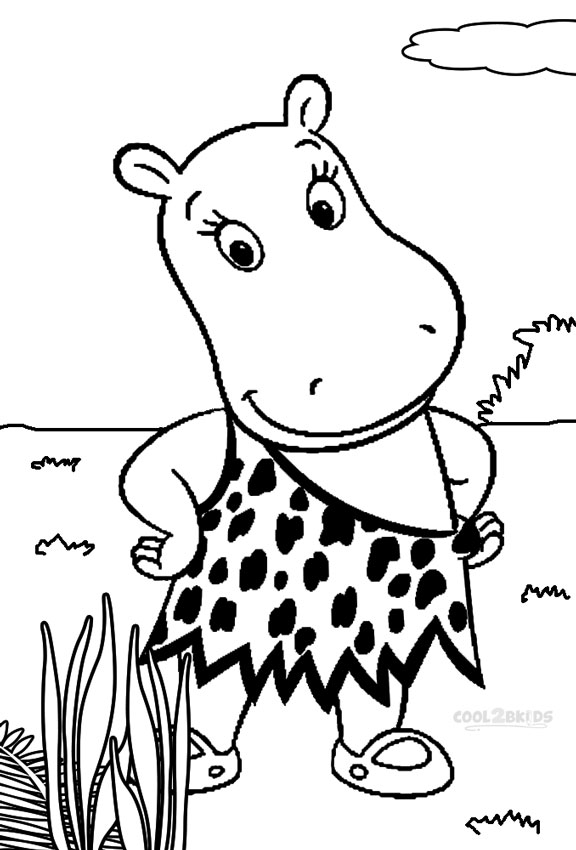 576x850 Printable Backyardigans Coloring Pages For Kids