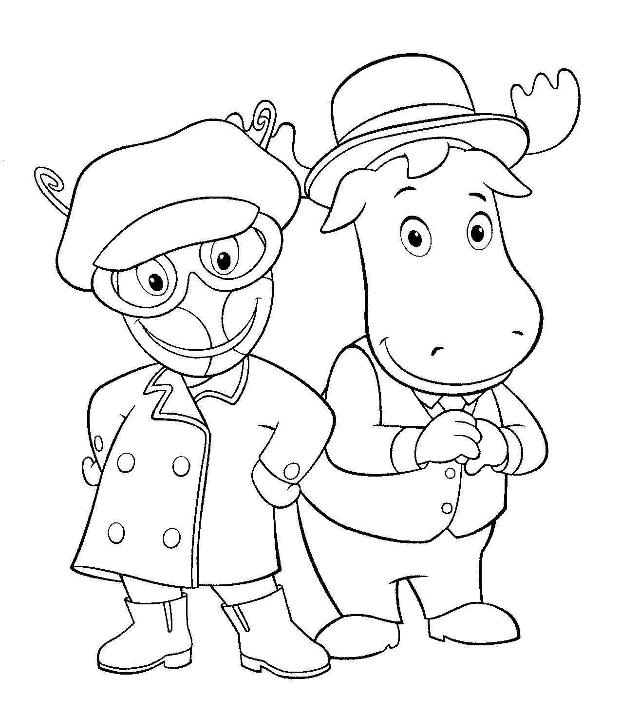 1275x1472 Printable Backyardigans Coloring Pages For Kids Throughout