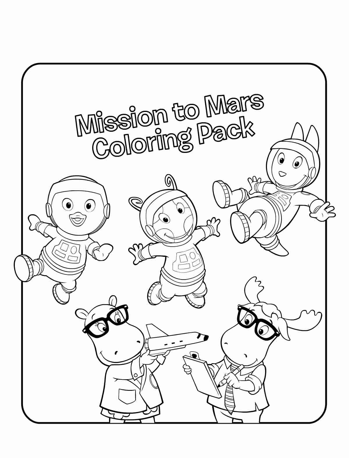1200x1575 Free Printable Backyardigans Coloring Pages For Kids And Olegratiy