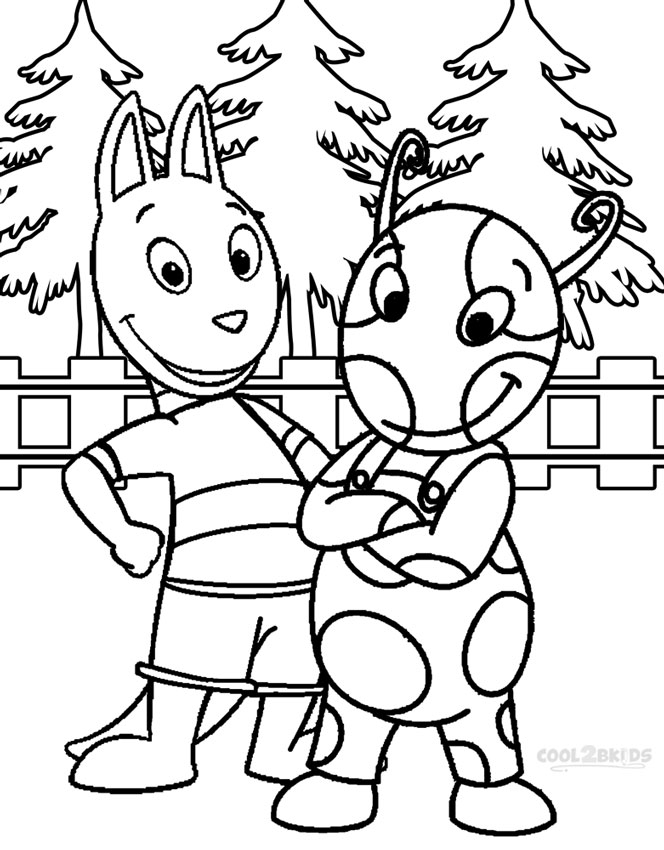 664x850 Printable Backyardigans Coloring Pages For Kids