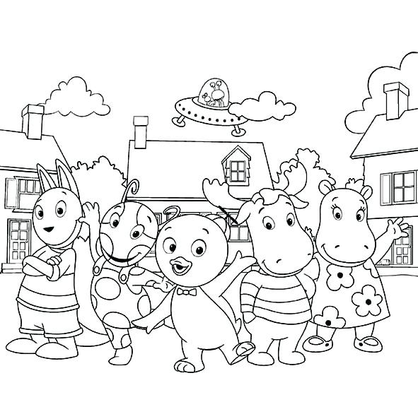 591x576 The Backyardigans Coloring Pages Beautiful Coloring Pages