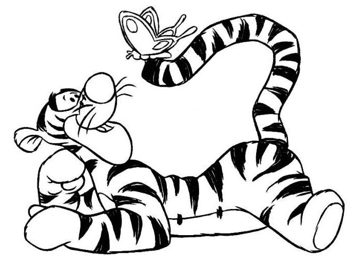 680x522 Images Tigger Friend Winnie The Pooh Coloring Pages Free Pictures