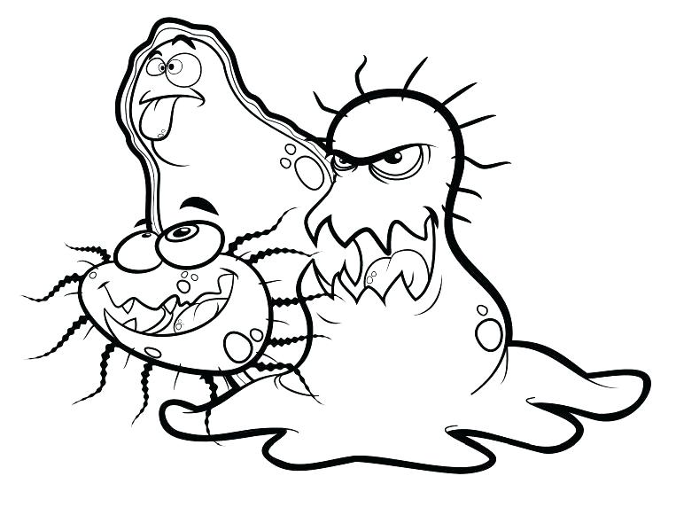 763x581 Bacteria Coloring Pages Para Free Bacteria Coloring Pages