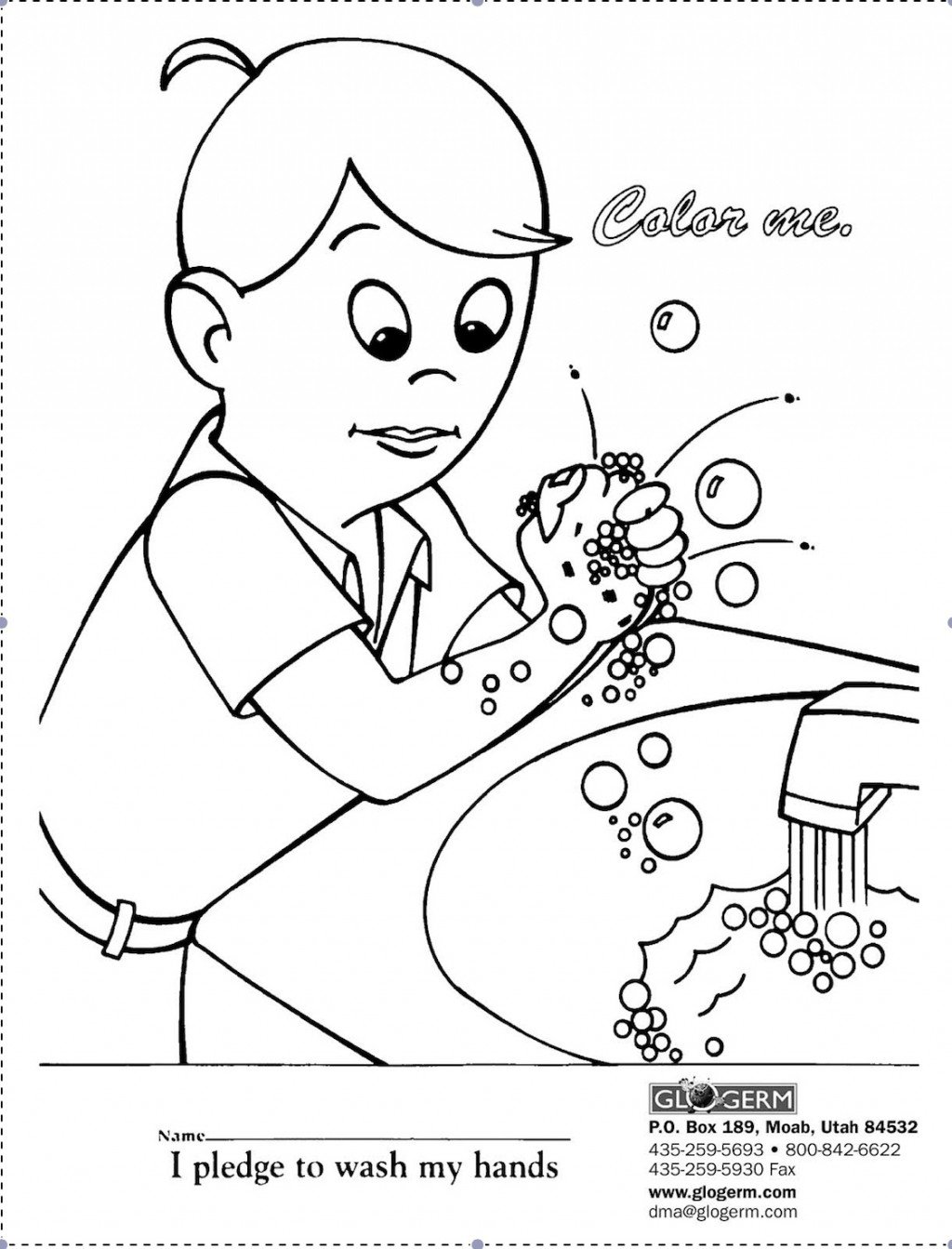 1024x1343 Germ Coloring Pages Bacteria Free