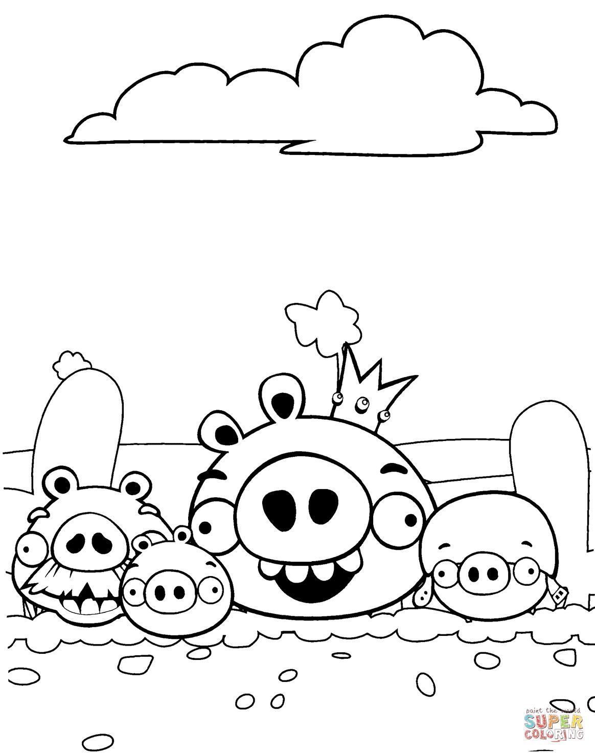 1164x1472 Angry Birds Bad Piggies Coloring Pages Coloring Sheets