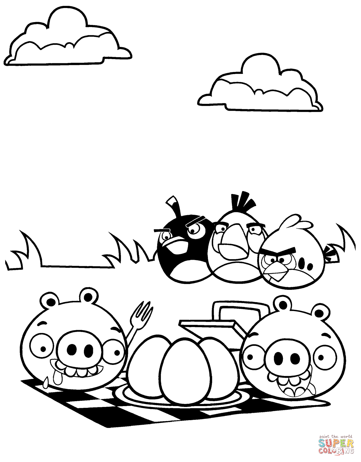 1174x1503 Edge Angry Birds Bad Piggies Coloring Pages Aka Pigs Page Free