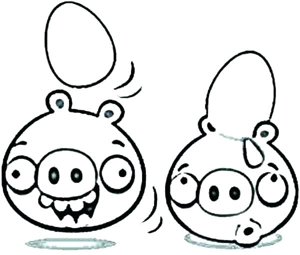 600x510 Angry Birds Bad Piggies Coloring Pages Angry Birds Coloring Pages