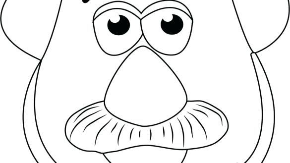 585x329 Potato Coloring Page Largest Potato Head Coloring Page Best