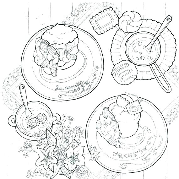 570x570 Coloring Pages Sweets Bakery Bread Travel Sweet With Genius Duck