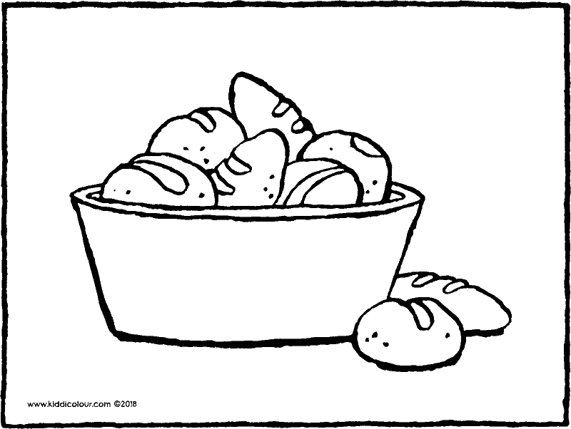 800x602 Bakery Colouring Pages