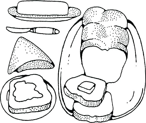 600x507 Bakery Coloring Pages