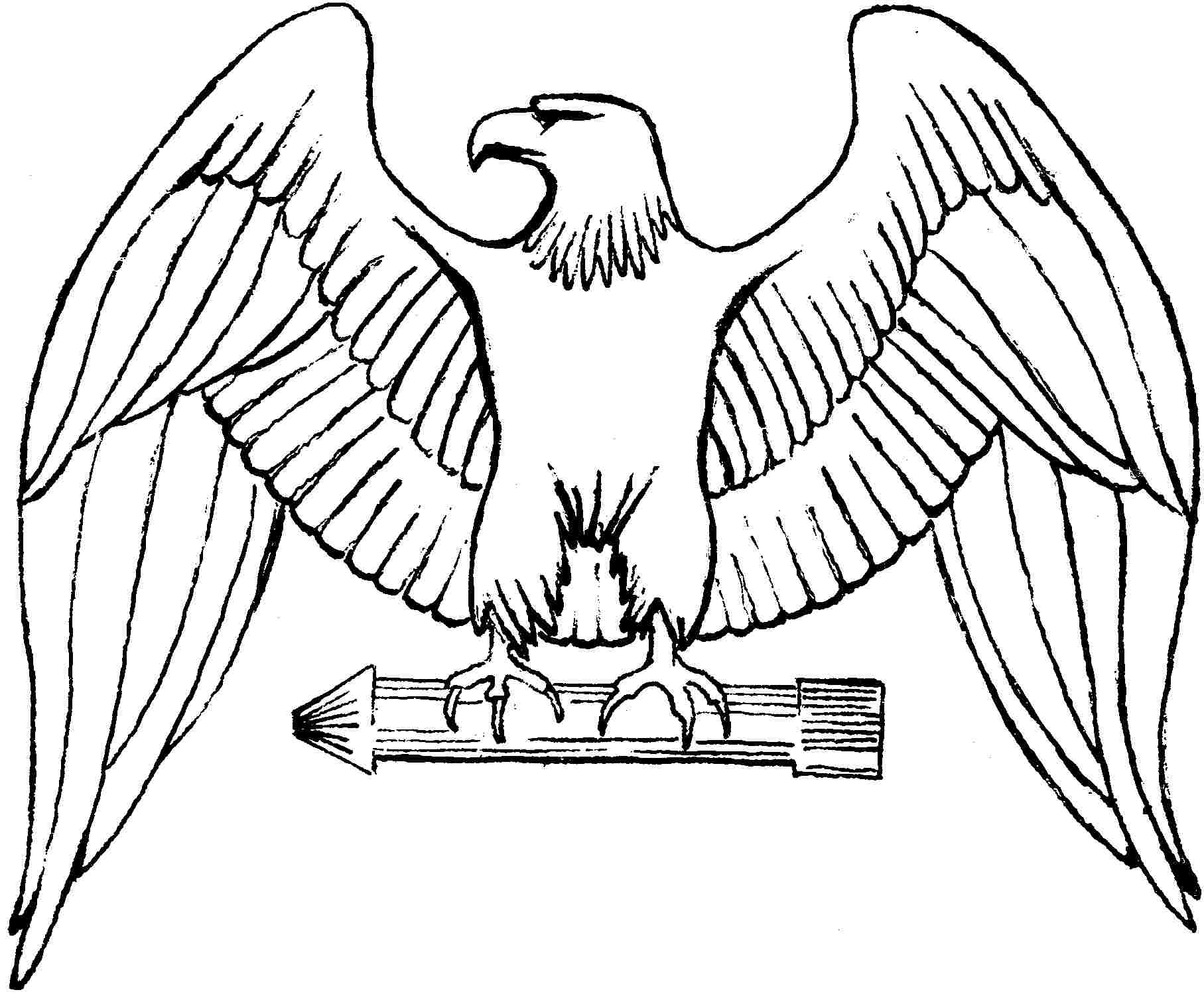 1815x1499 Bald Eagle Coloring Page