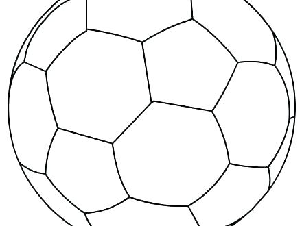 440x330 Soccer Ball Coloring Pages