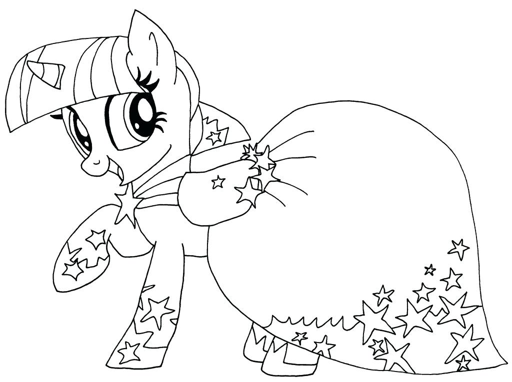 1024x765 Dress Coloring Pages Stunning Twilight Sparkle Coloring Page