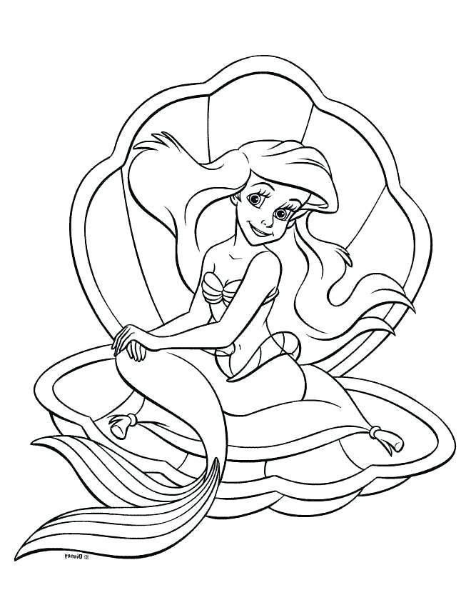 660x847 Mermaid Princess Coloring Pages