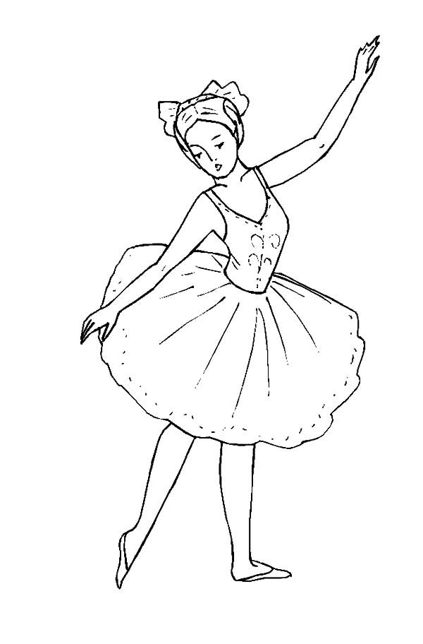 600x912 Ballerina Girl Dance Coloring Pages Coloring Sky In Style