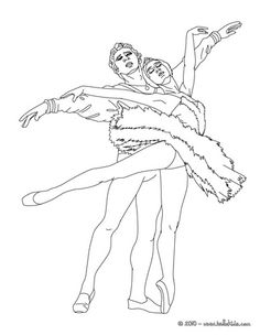 236x304 Ballerina Performing A Pique Coloring Page Dance Studio Life