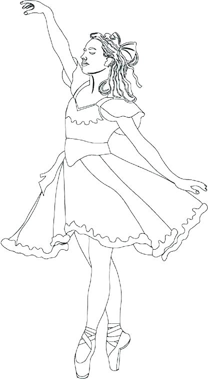 416x756 Ballet Dancers Coloring Pages For Teenagers And Adults Drawings