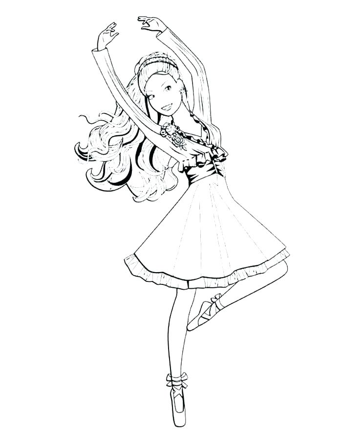 700x900 Ballerina Coloring Page Ballerina Coloring Page Stock Vector