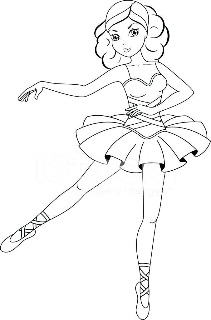 Printable Ballerina Coloring Pages