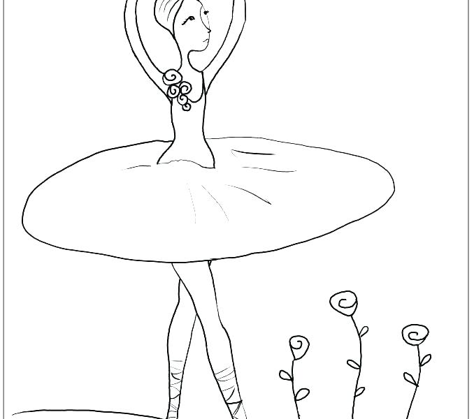 Ballerina Coloring Pages For Kids at GetDrawings | Free download